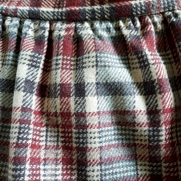 Vintage Plaid High-waisted Midi Skirt Suburban Separates by County Miss - Picture 2 of 9